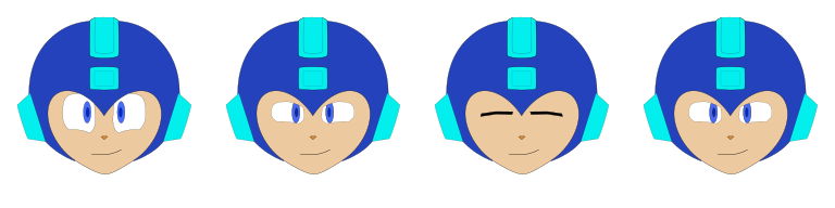 Mega Man sprite sheet
